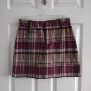 St. John's Bay plaid skort